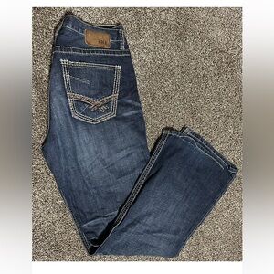 BKE Women's Dark Blue Boot Cut Jeans